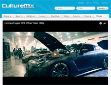 Tablet Screenshot of culturemixmag.com